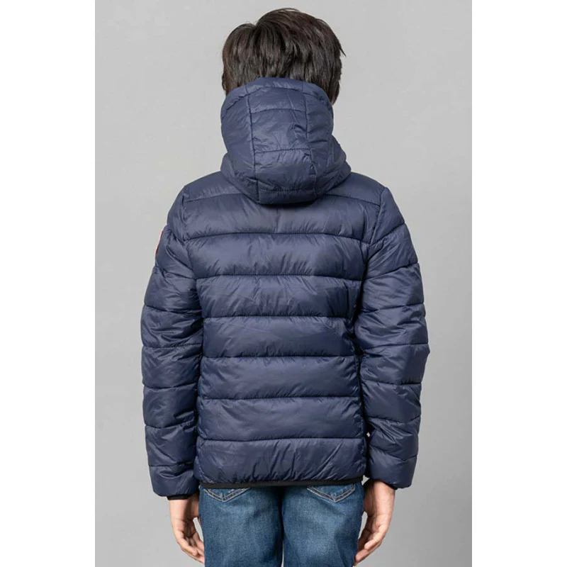 Kids Unisex Navy Padded Jacket - Image 4