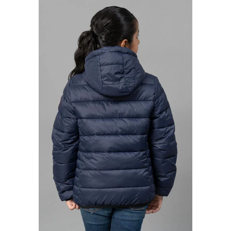Kids Unisex Navy Padded Jacket - Image 9