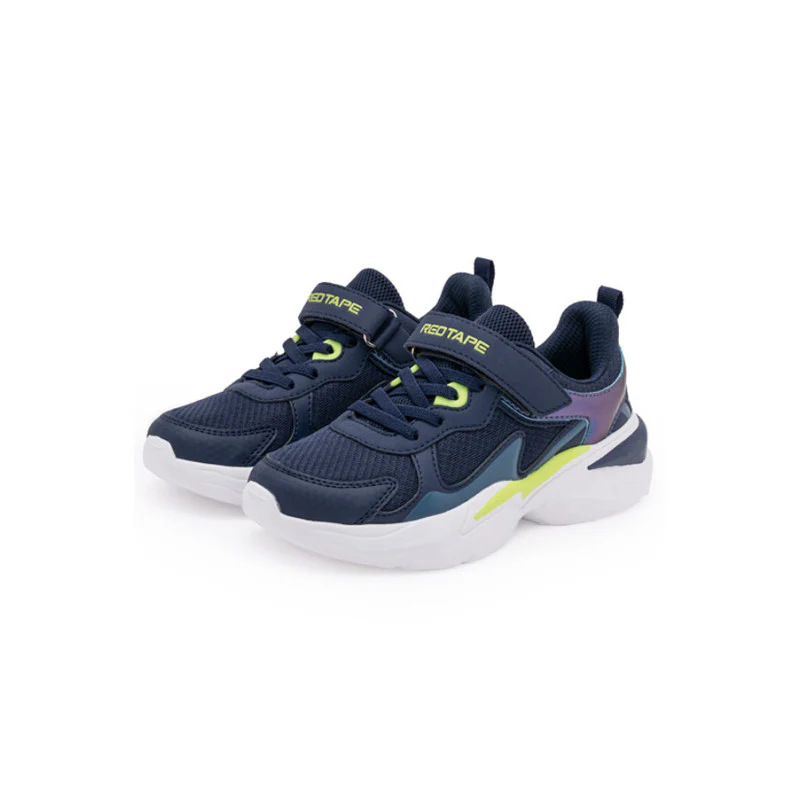 Kids-Unisex Navy Walking Shoes - Image 5