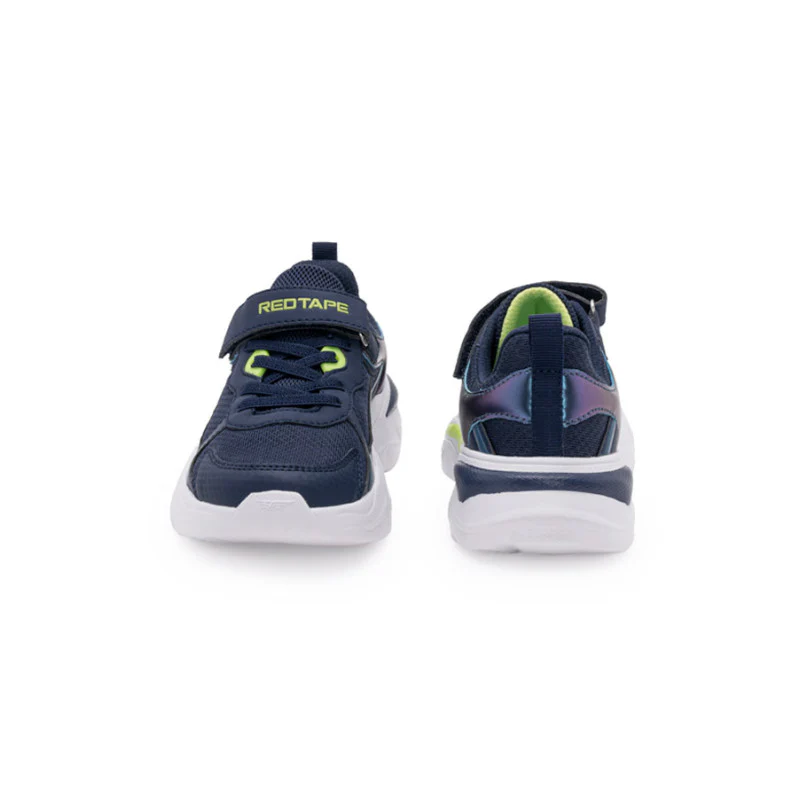 Kids-Unisex Navy Walking Shoes - Image 8