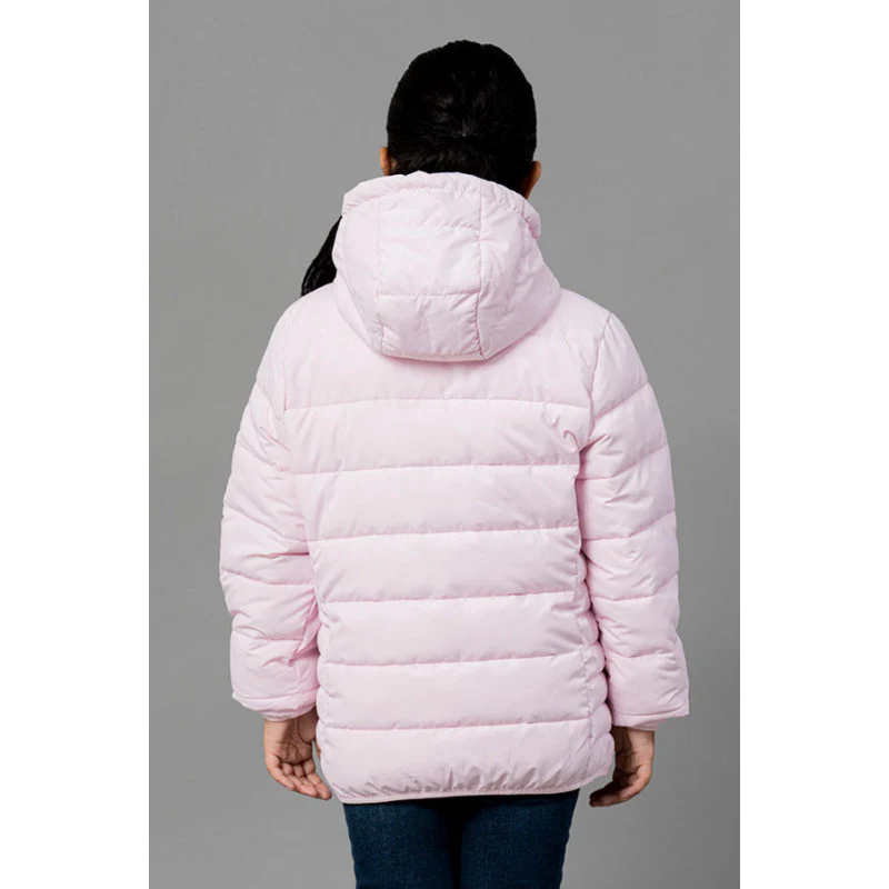 Kids Unisex Pink Padded Jacket - Image 9