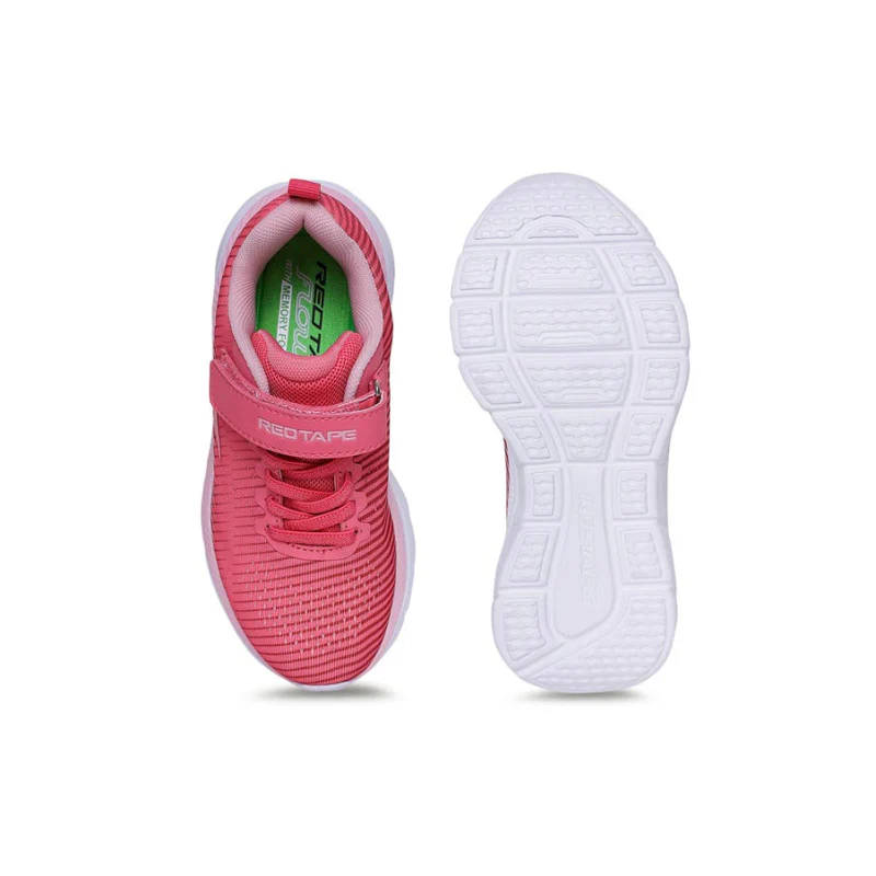 Kids-Unisex Pink Walking Shoes - Image 6