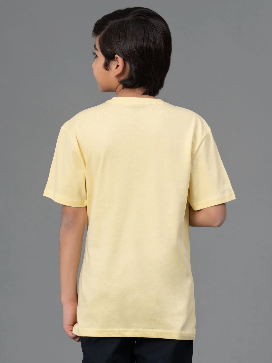 Kids Unisex T-Shirt- Best in Comfort and ease| Cotton| Light Yellow Color - Image 3