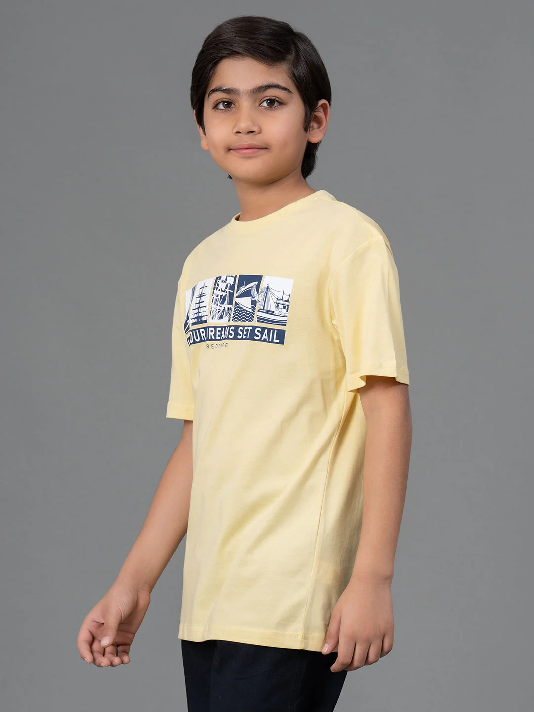 Kids Unisex T-Shirt- Best in Comfort and ease| Cotton| Light Yellow Color - Image 7
