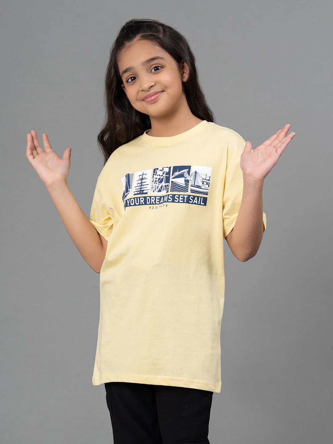 Kids Unisex T-Shirt- Best in Comfort and ease| Cotton| Light Yellow Color - Image 8
