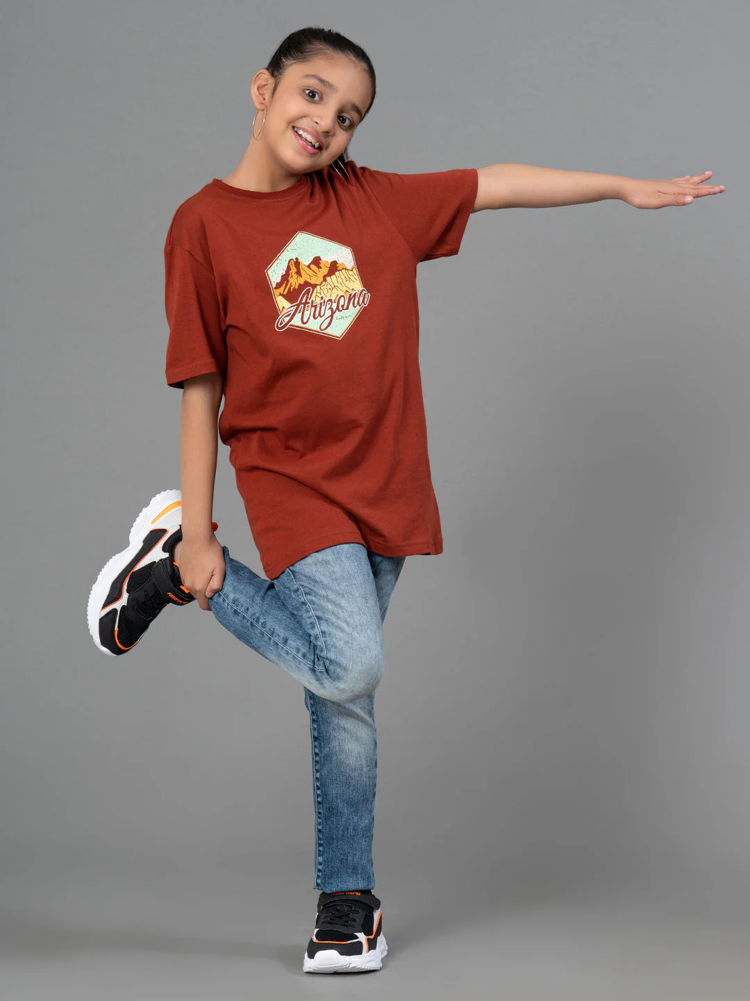 Kids Unisex T-Shirt- Best in Comfort and ease| Cotton| Casual look with chest print. - Image 11