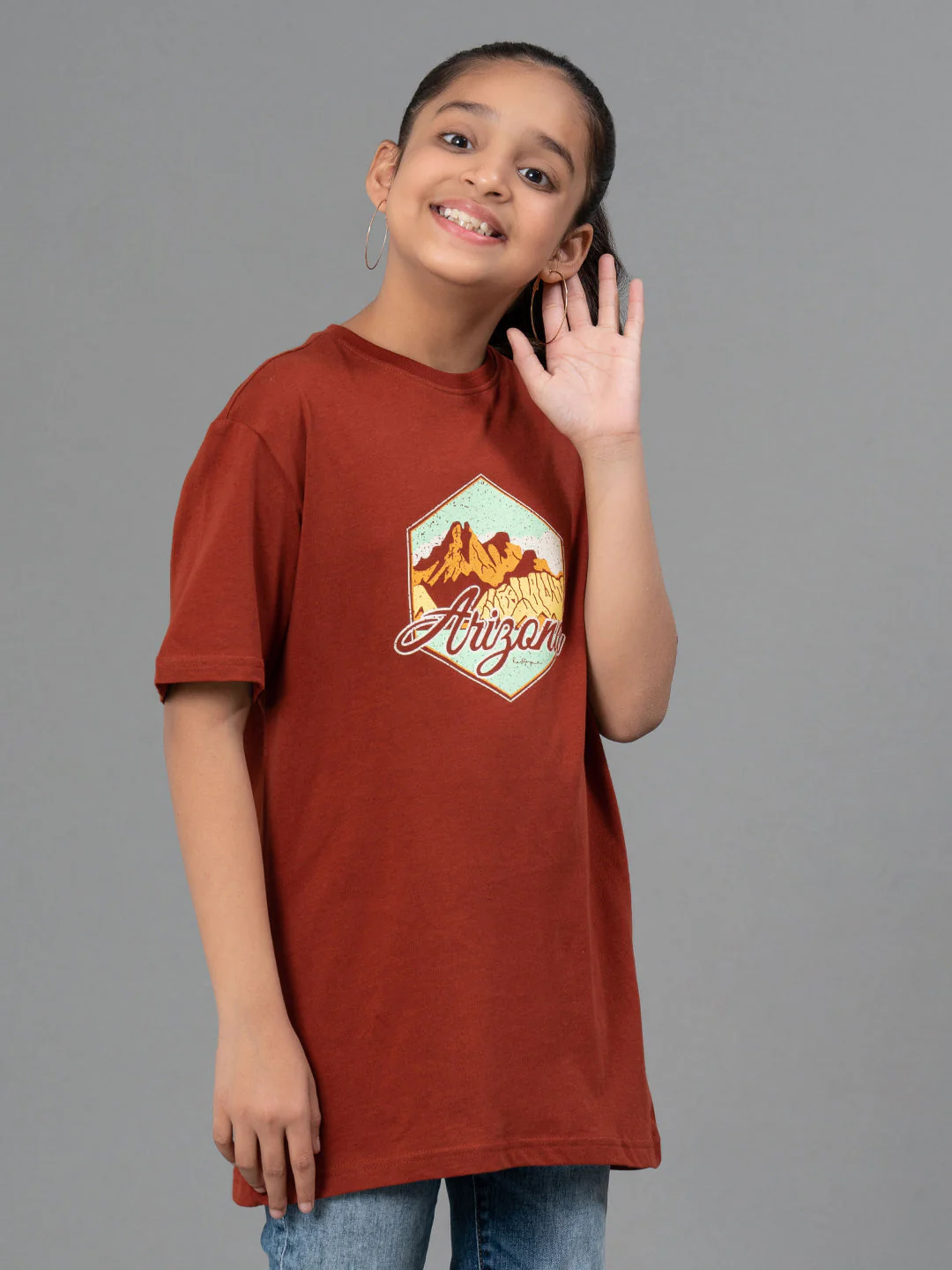 Kids Unisex T-Shirt- Best in Comfort and ease| Cotton| Casual look with chest print. - Image 8
