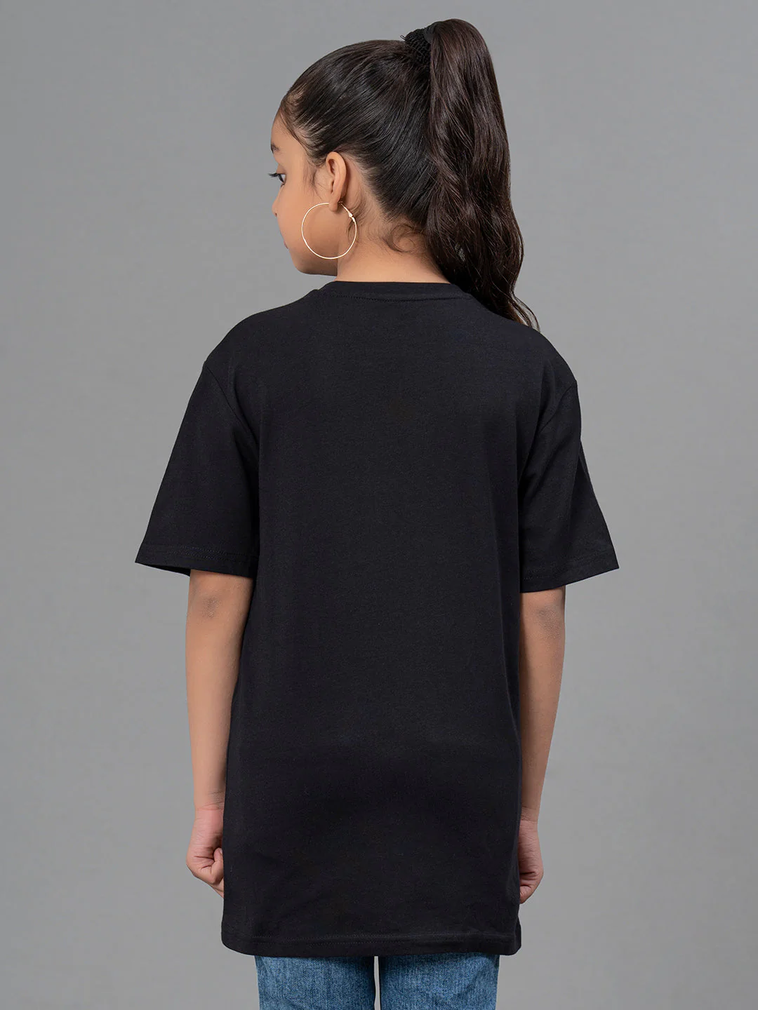 Kids Unisex T-Shirt- Best in Comfort| Cotton| Black Color - Image 9