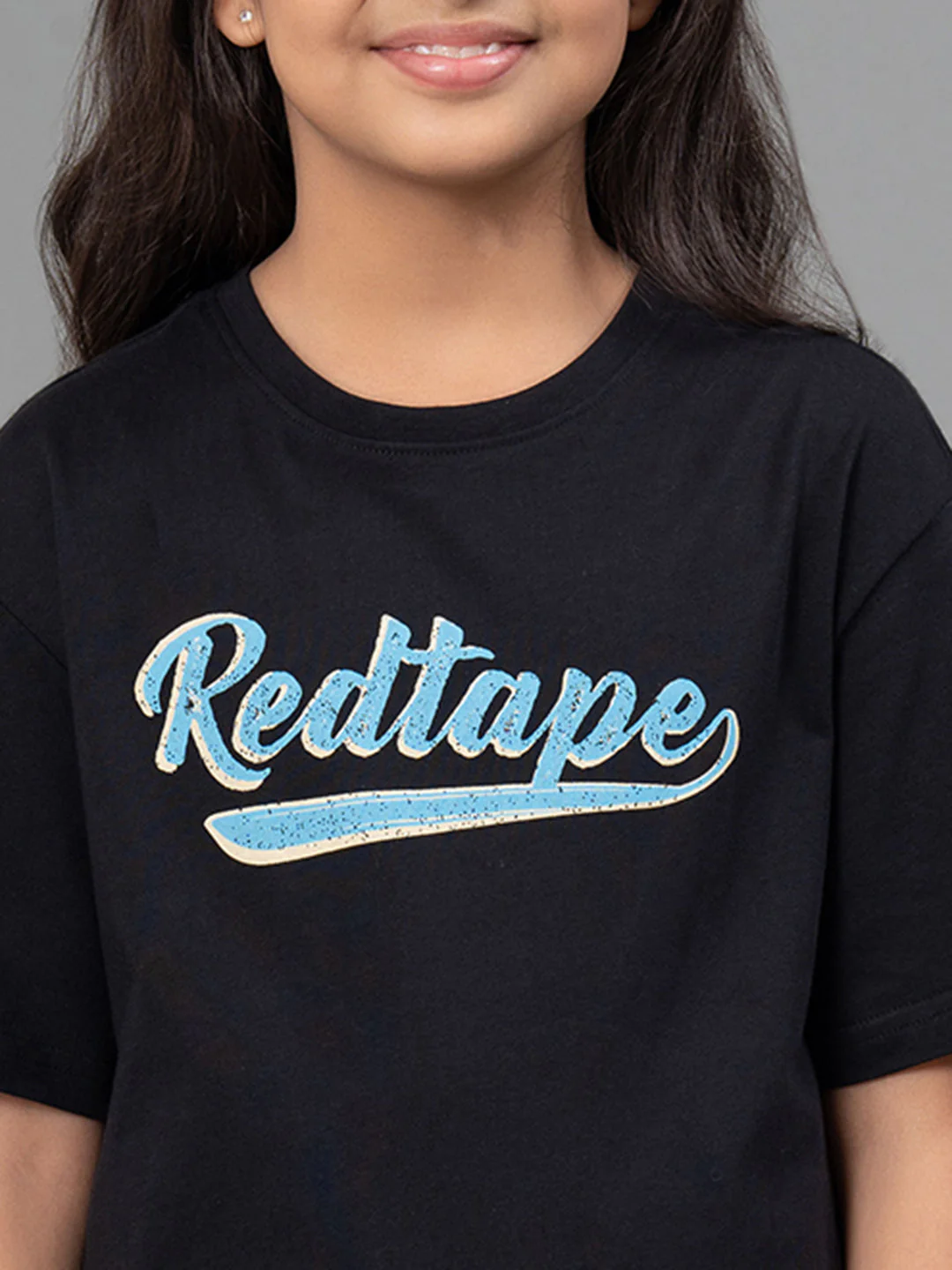 Kids Unisex T-Shirt- Best in Comfort| Cotton| Black Color - Image 10