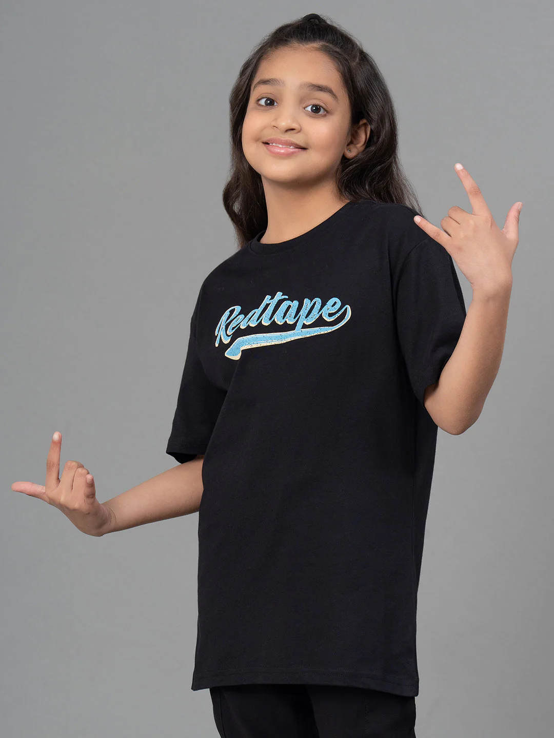 Kids Unisex T-Shirt- Best in Comfort| Cotton| Black Color - Image 12