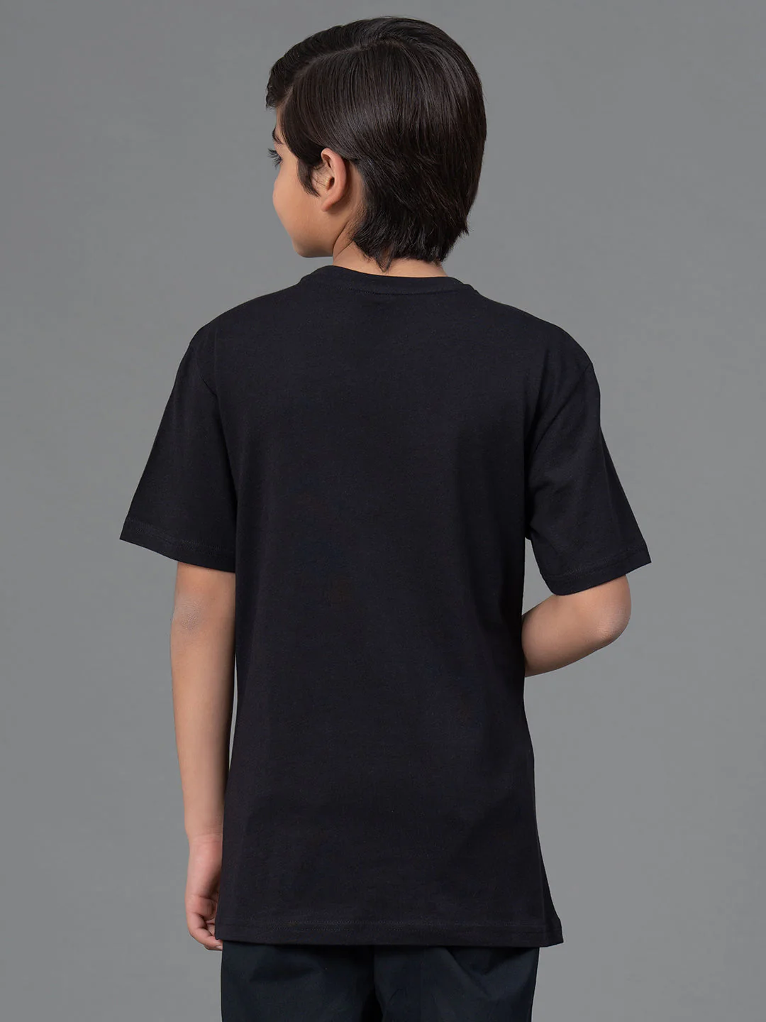 Kids Unisex T-Shirt- Best in Comfort| Cotton| Black Color - Image 3
