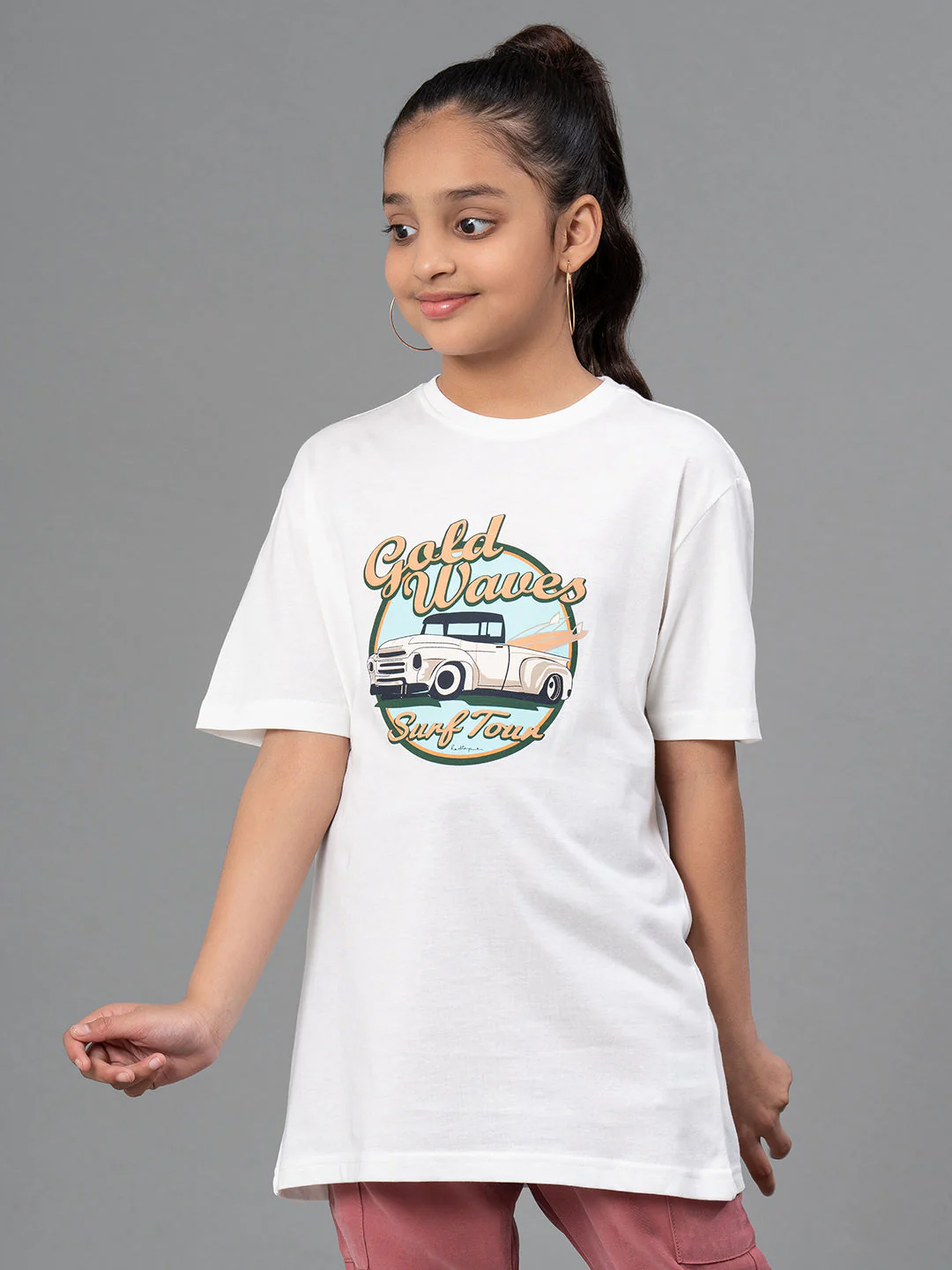 Kids Unisex T-Shirt- Best in Comfort| Cotton|  White Color| Round Neck - Image 12