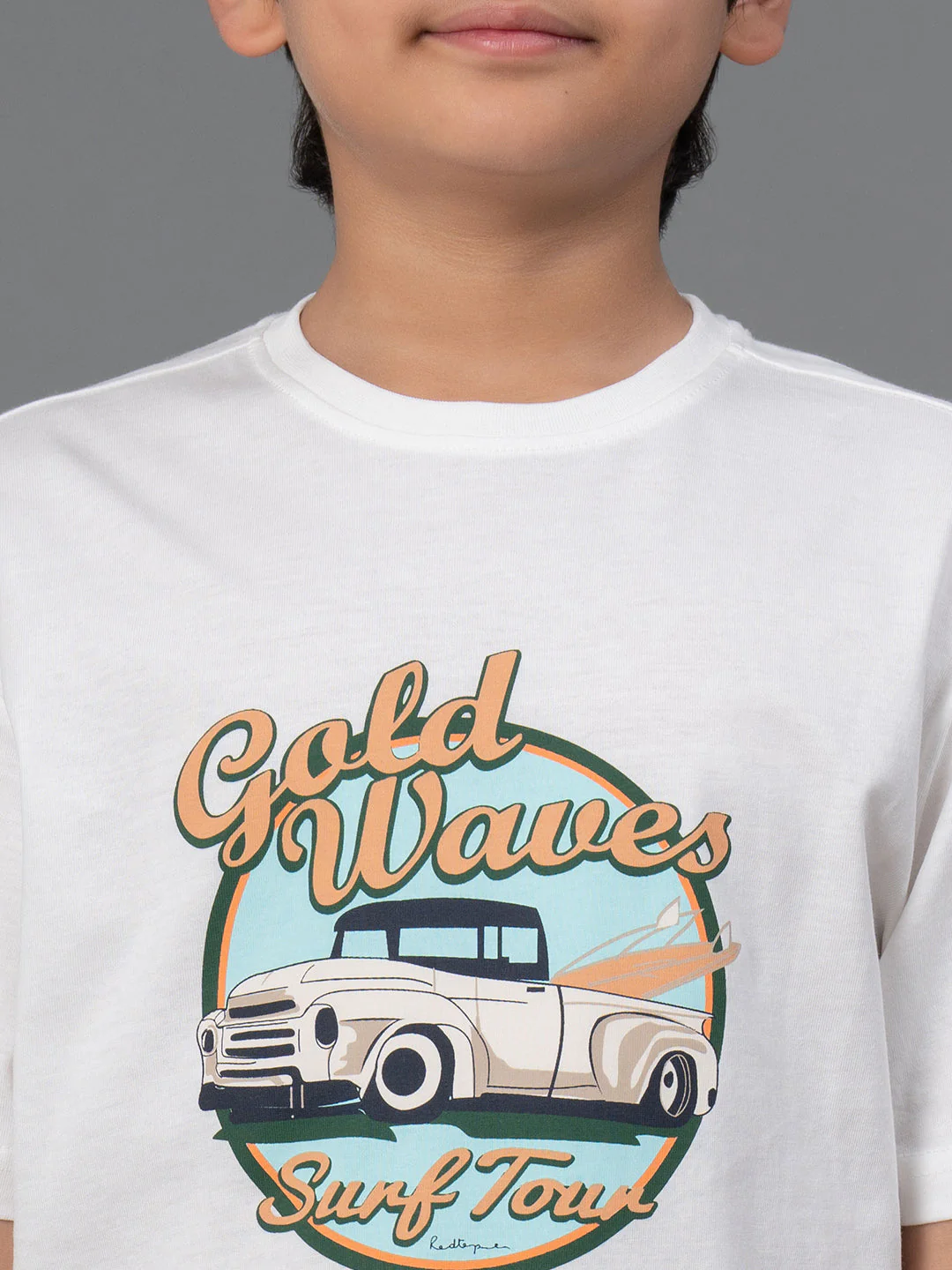 Kids Unisex T-Shirt- Best in Comfort| Cotton|  White Color| Round Neck - Image 4
