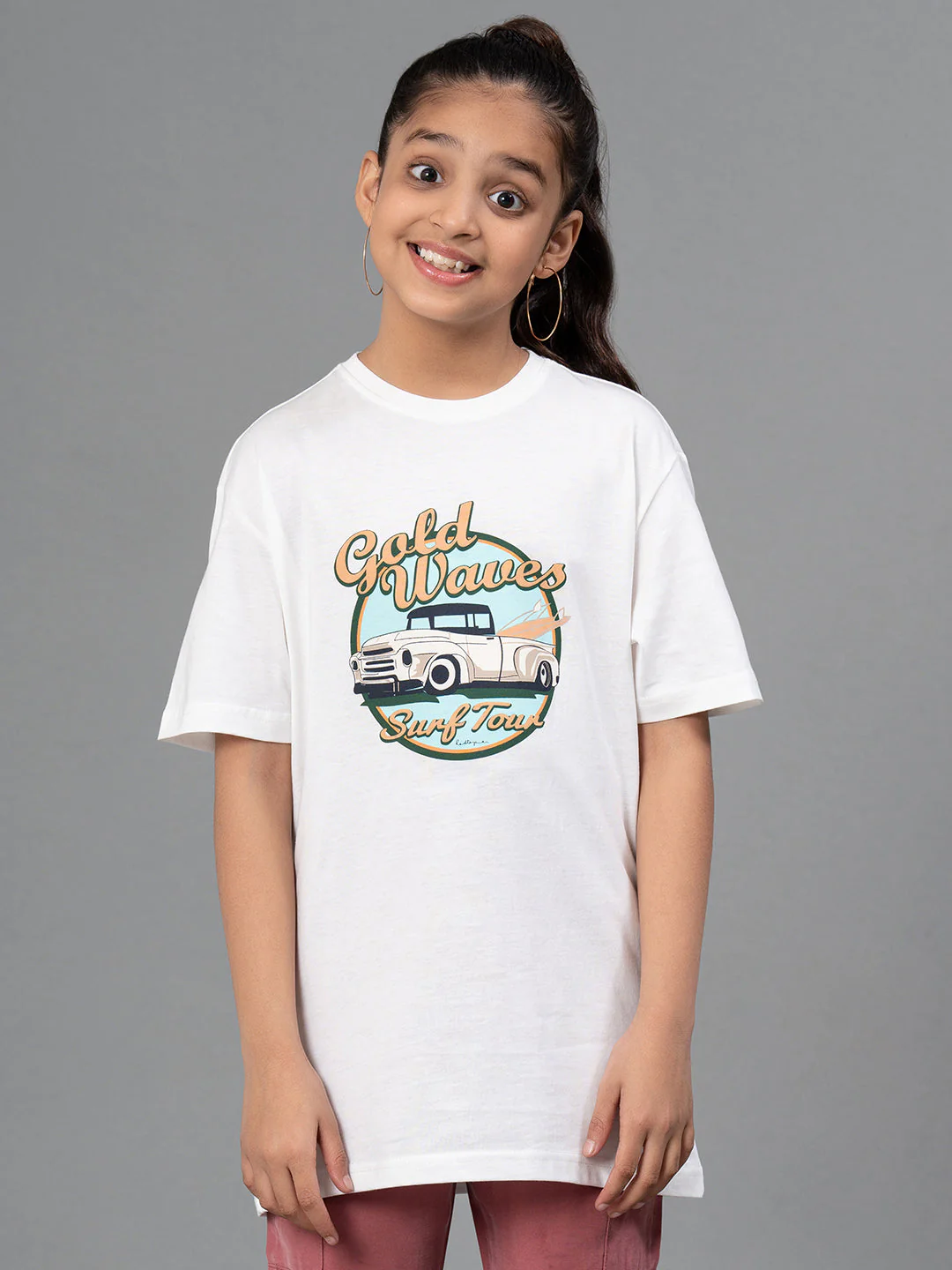 Kids Unisex T-Shirt- Best in Comfort| Cotton|  White Color| Round Neck - Image 6