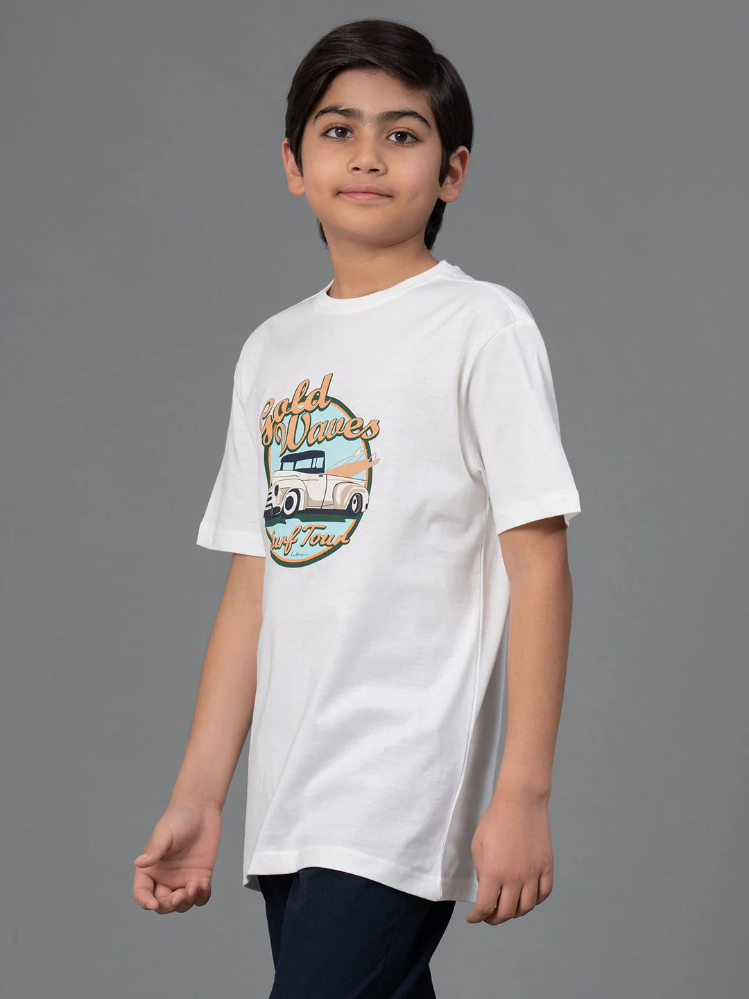 Kids Unisex T-Shirt- Best in Comfort| Cotton|  White Color| Round Neck - Image 7