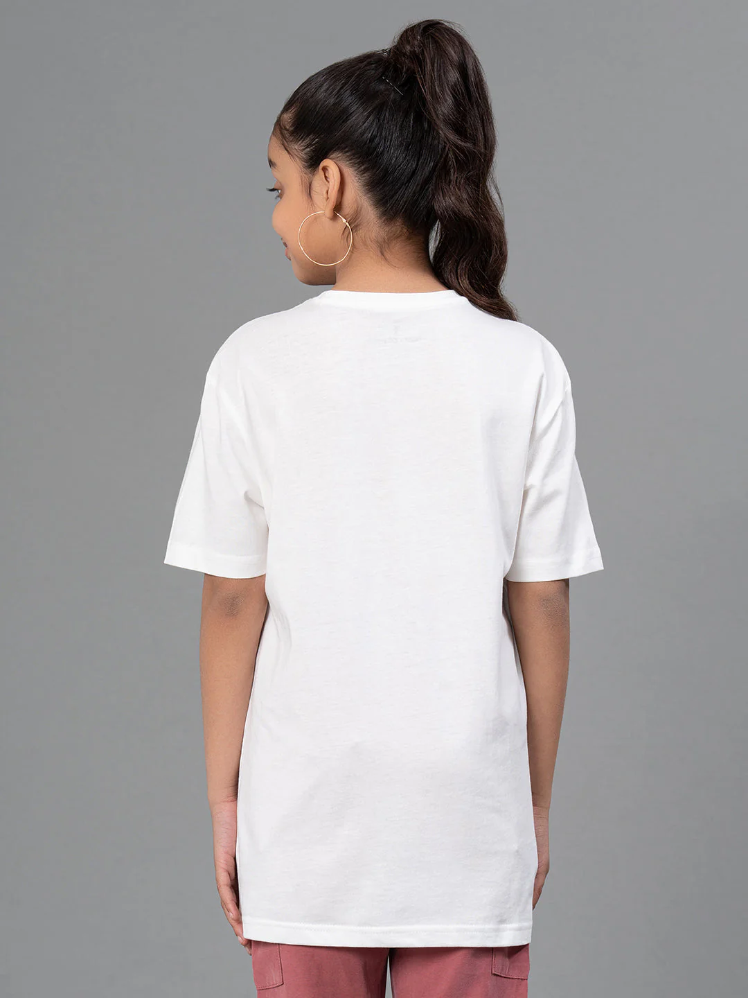 Kids Unisex T-Shirt- Best in Comfort| Cotton|  White Color| Round Neck - Image 9