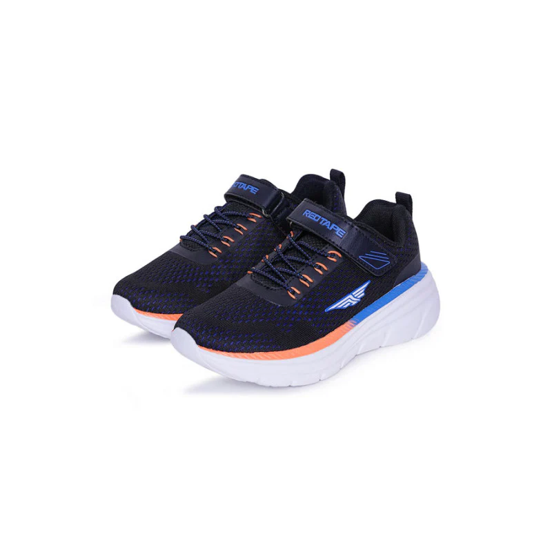 Kids-Unisex Walking Black Shoes - Image 5