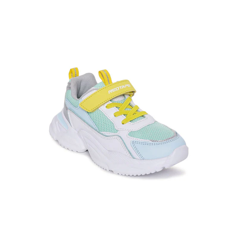 Kids-Unisex White Walking Shoes - Image 2