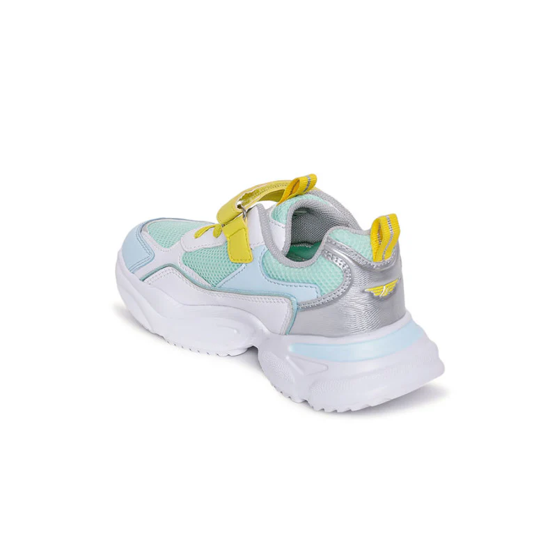 Kids-Unisex White Walking Shoes - Image 7