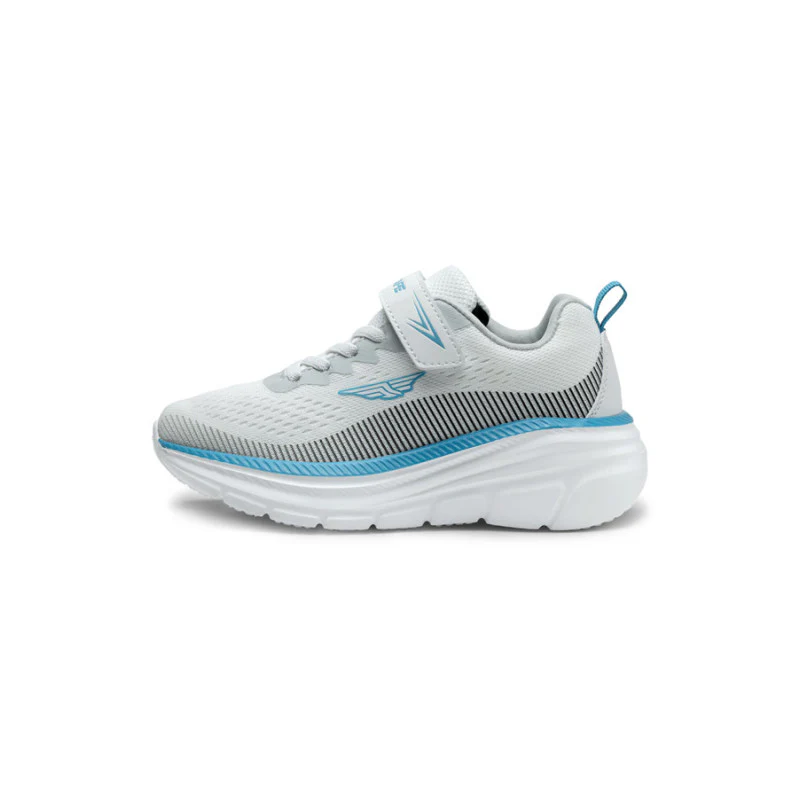 Kids-Unisex White Walking Shoes - Image 4