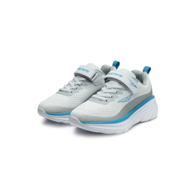 Kids-Unisex White Walking Shoes - Image 5