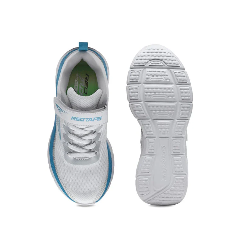 Kids-Unisex White Walking Shoes - Image 6