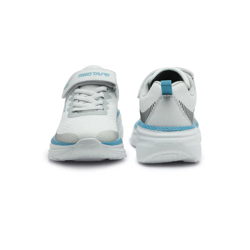 Kids-Unisex White Walking Shoes - Image 8