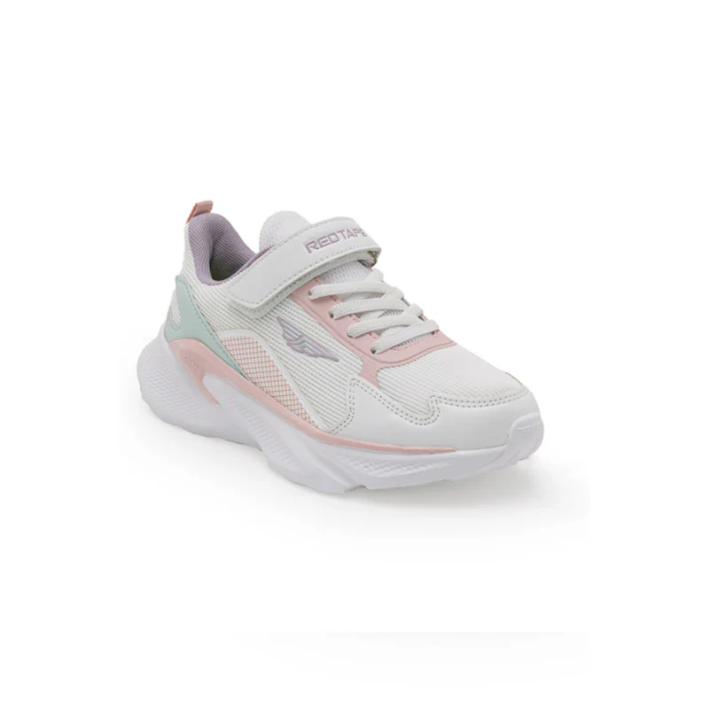 Kids-Unisex White Walking Shoes - Image 2