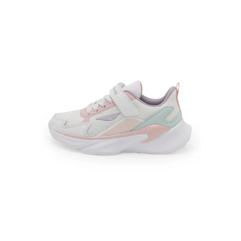 Kids-Unisex White Walking Shoes - Image 4