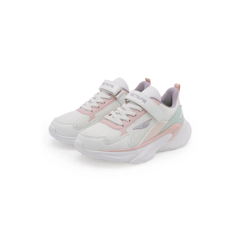 Kids-Unisex White Walking Shoes - Image 5