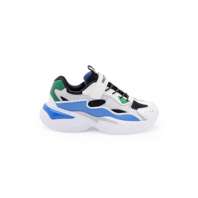 Kids-Unisex White Walking Shoes - Image 3