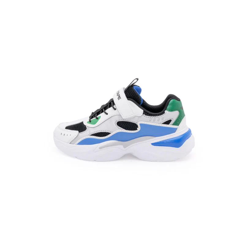 Kids-Unisex White Walking Shoes - Image 4