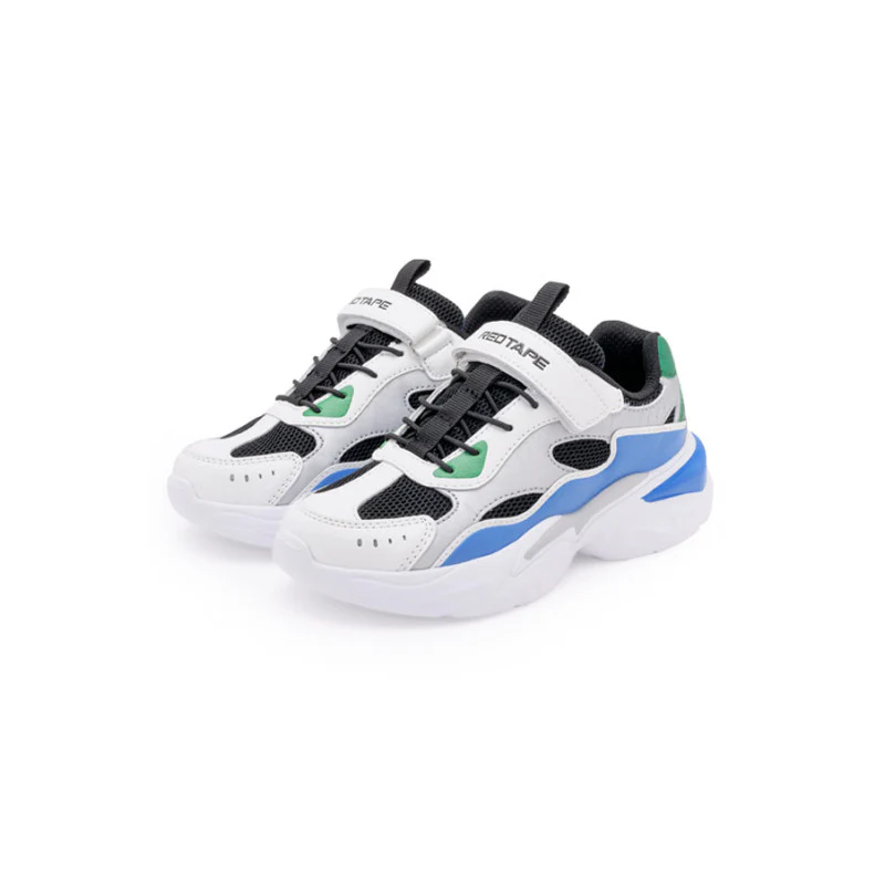Kids-Unisex White Walking Shoes - Image 5