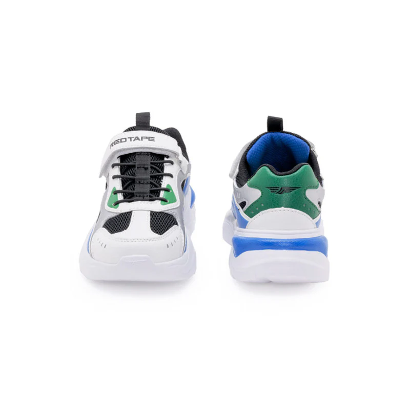 Kids-Unisex White Walking Shoes - Image 8