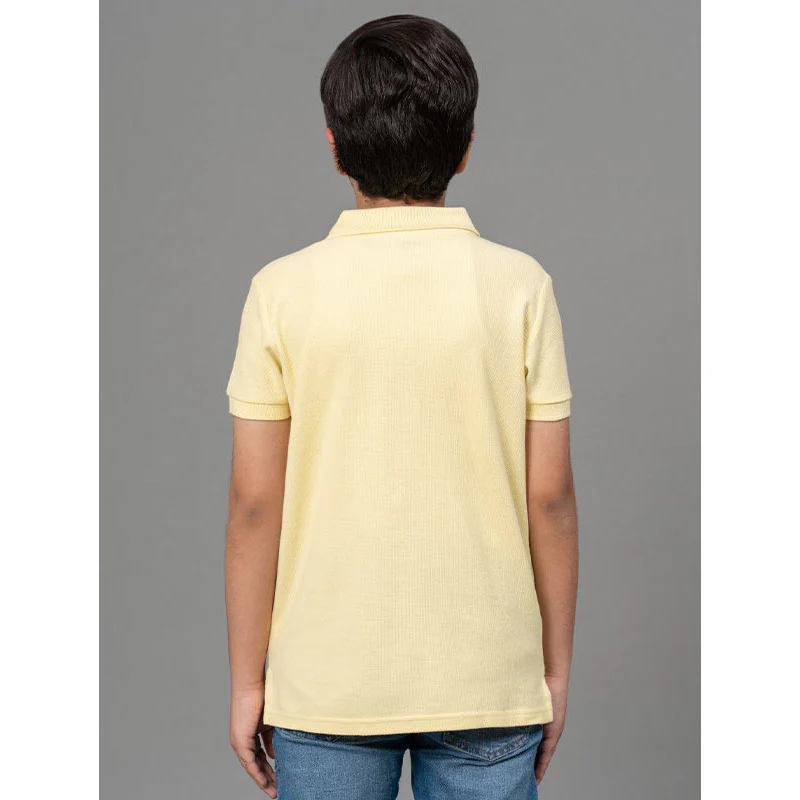 Lemon Yellow T-Shirt for Boys - Image 3