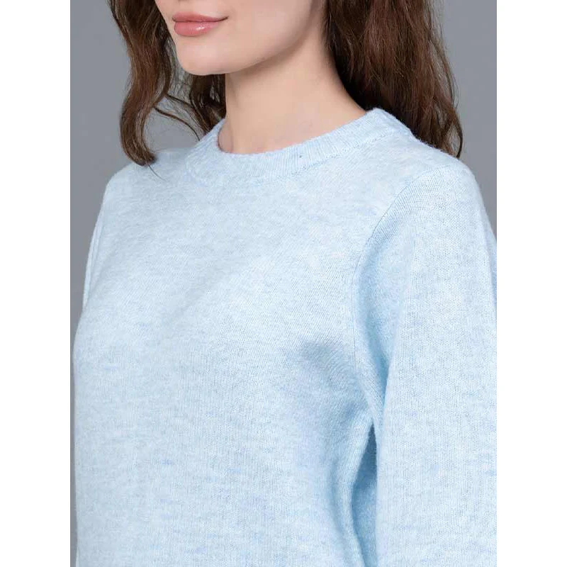 Light Blue Casual Sweater for Men - Image 4