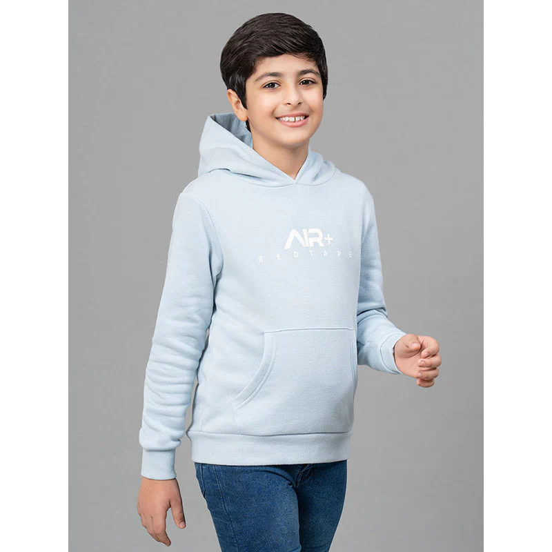 Light Blue Hoodie for Boy - Image 2