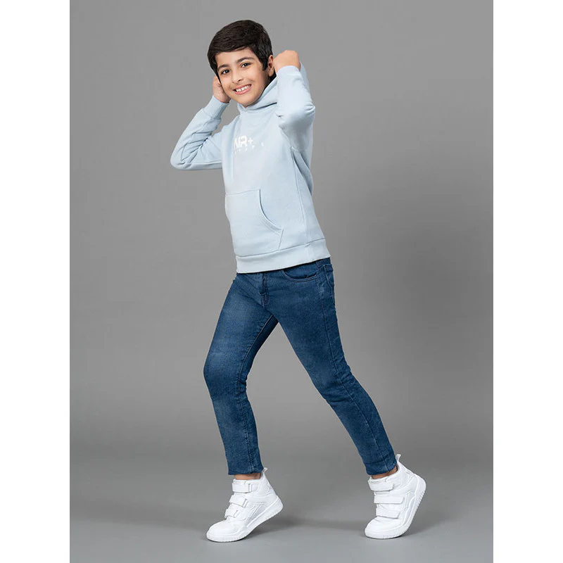Light Blue Hoodie for Boy - Image 5