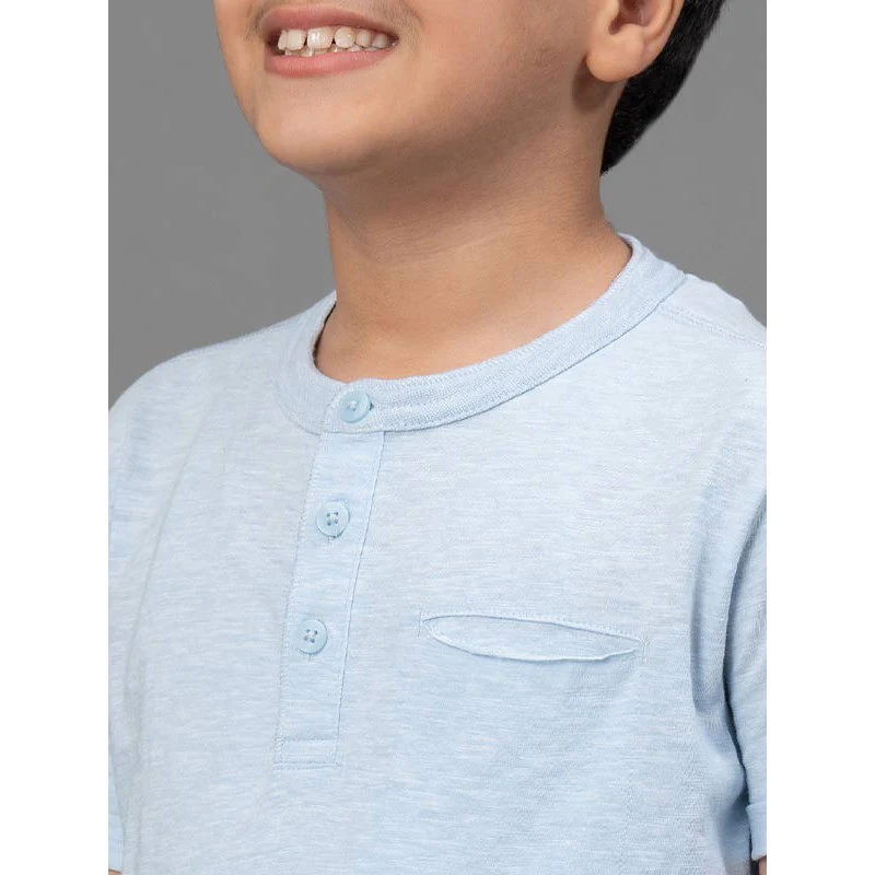 Light Blue Melnage T-Shirt for Boys - Image 4