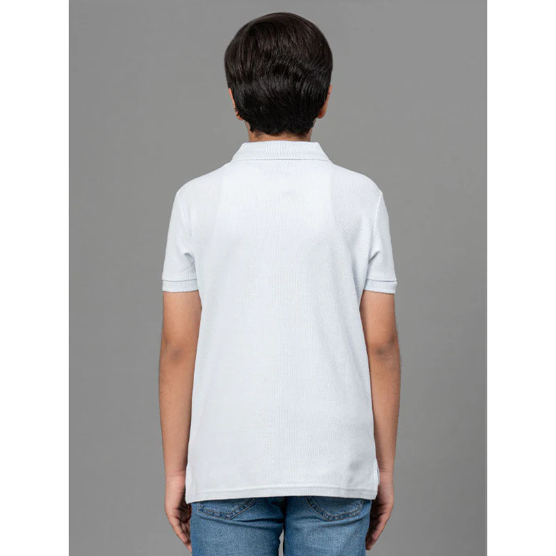 Light Blue T-Shirt for Boys - Image 3