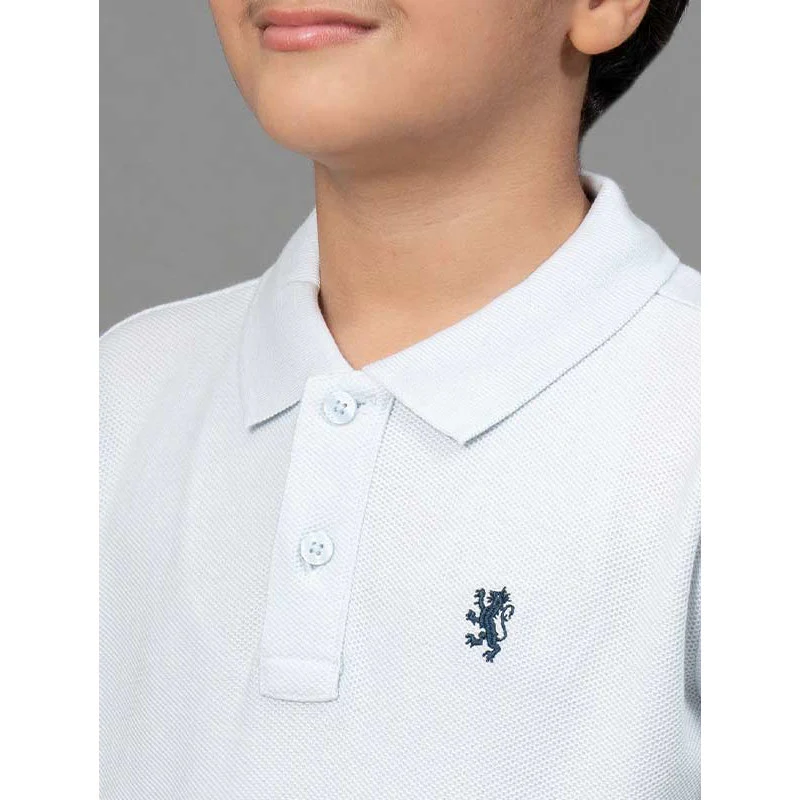 Light Blue T-Shirt for Boys - Image 4