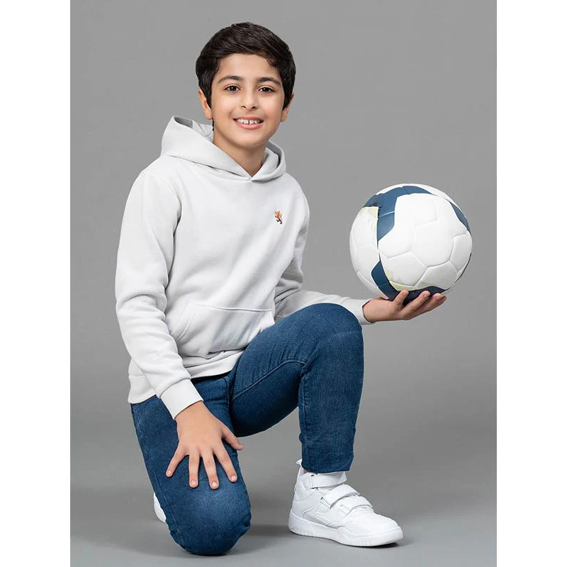 Light Grey Hoodie for Boy - Image 5