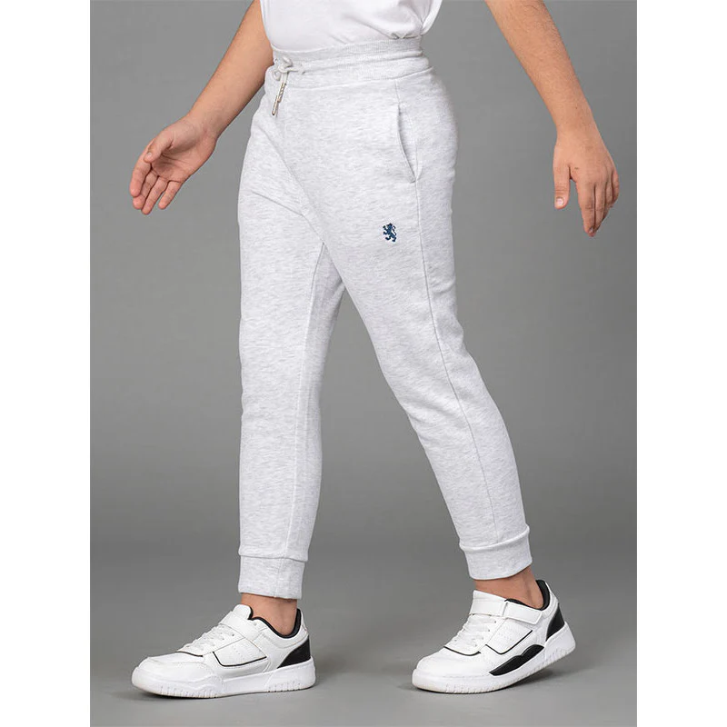 Light Grey Melange Jogger for Boys - Image 6