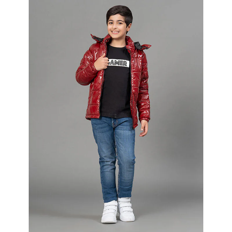 Maroon Jacket for Kids - Image 5