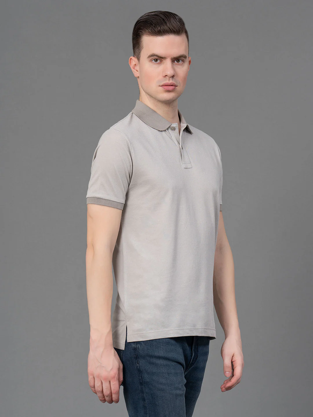 Melange Polo T-Shirt for Men - Image 2