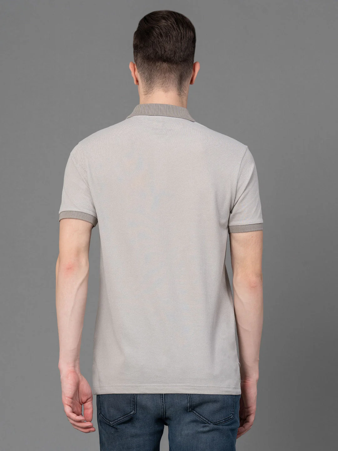 Melange Polo T-Shirt for Men - Image 3