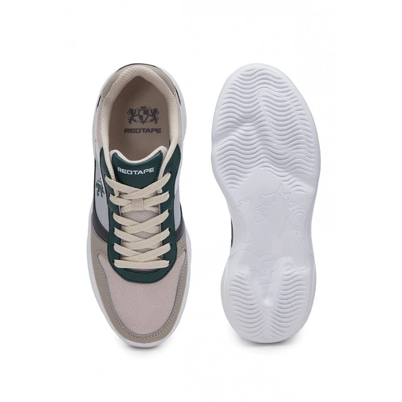 Men Beige Sneakers - Image 6