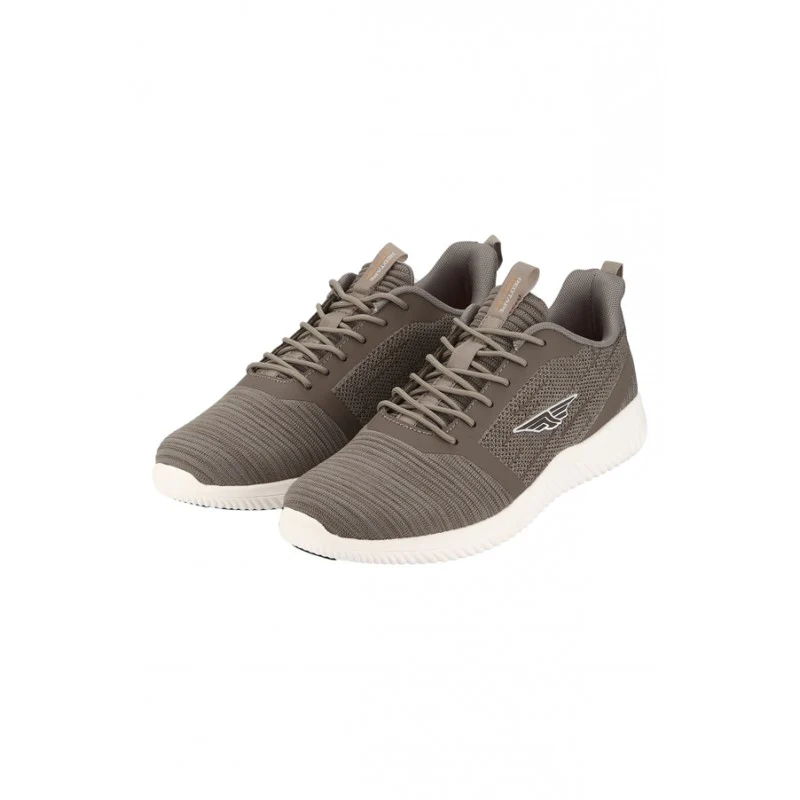 Men Beige Walking Shoes - Image 5
