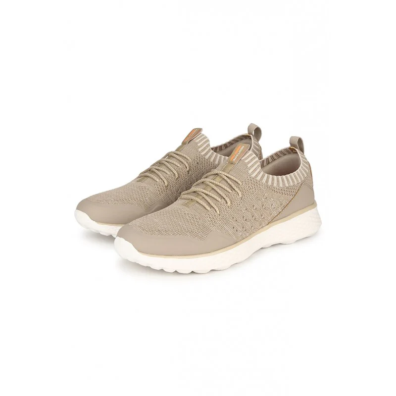 Men Beige Walking Shoes - Image 4