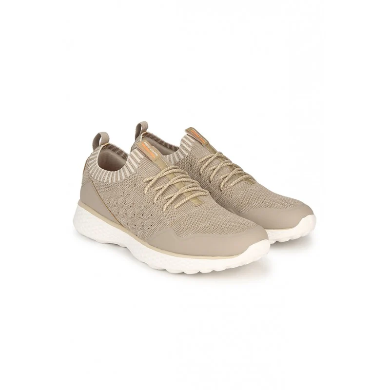 Men Beige Walking Shoes - Image 7
